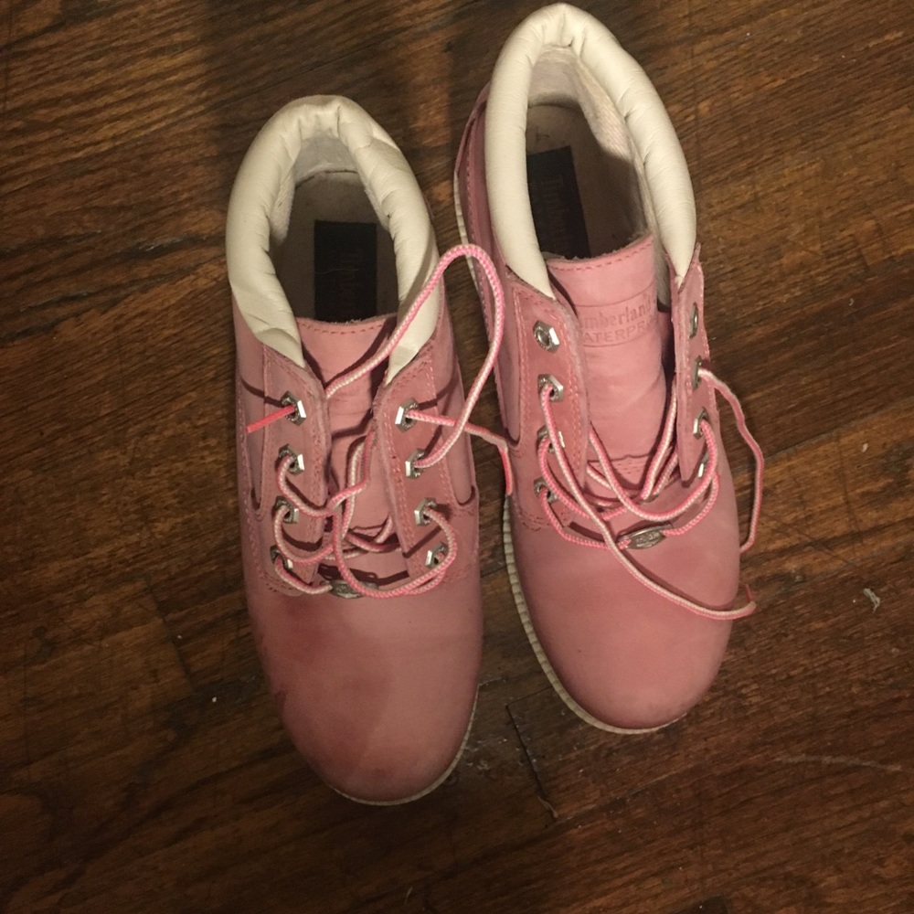 Pink Timberland Boots